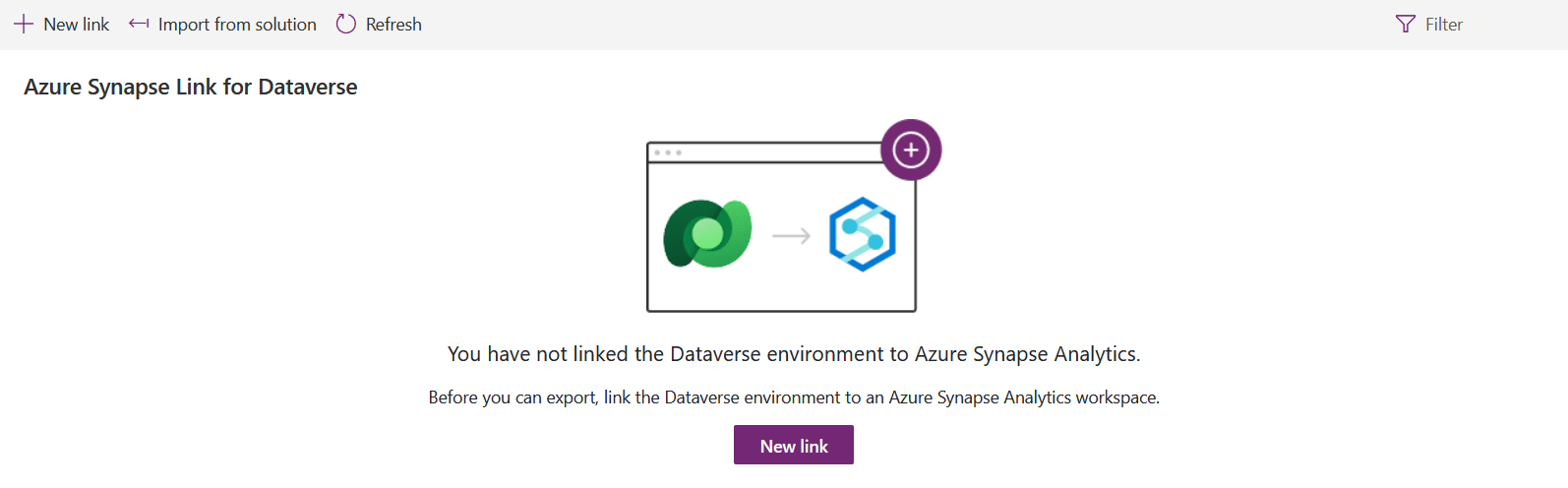 Azure Synapse Link New Link